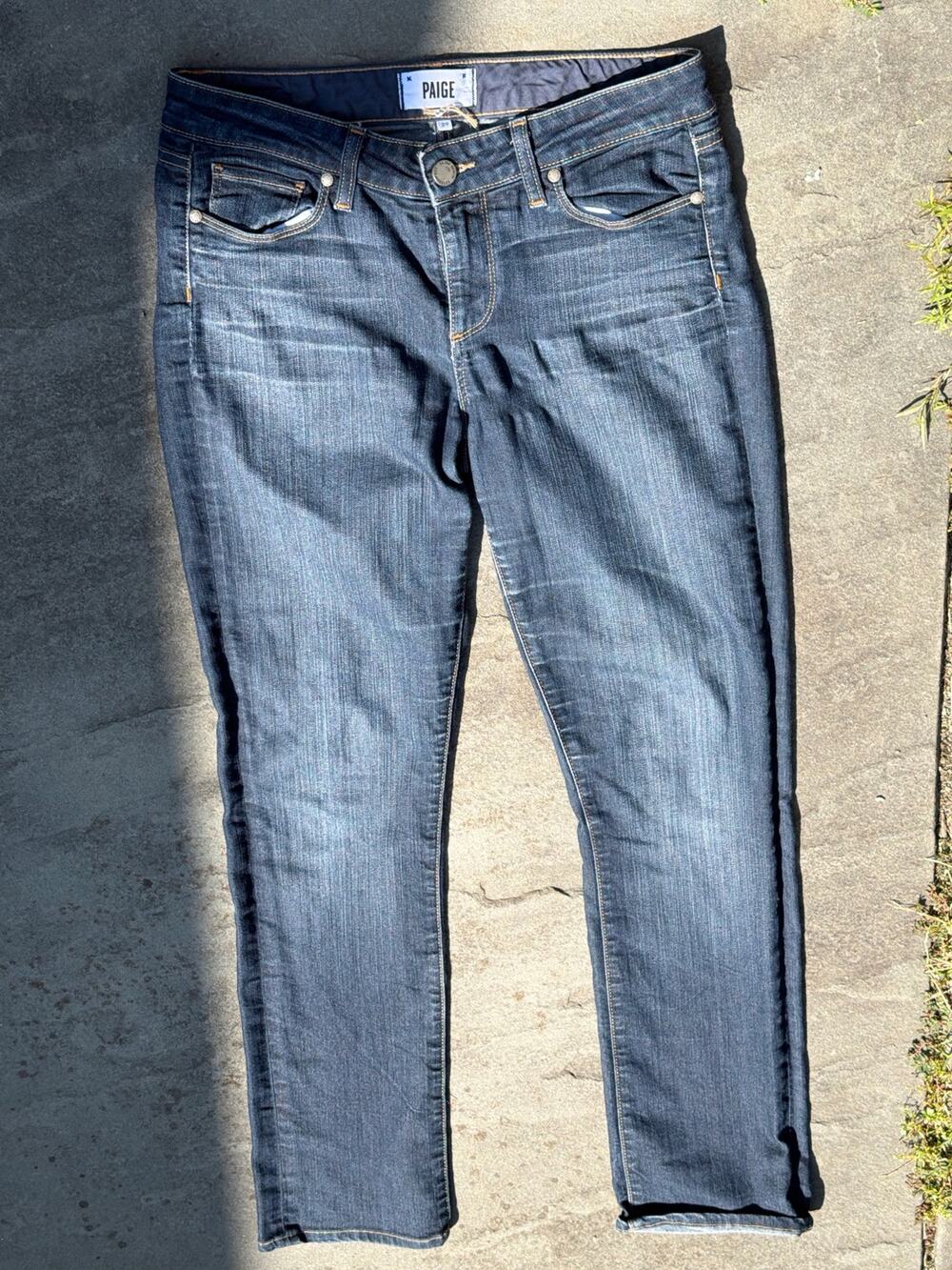 PAIGE Premium Denim Slim Fit Dark Wash Jeans Size 29